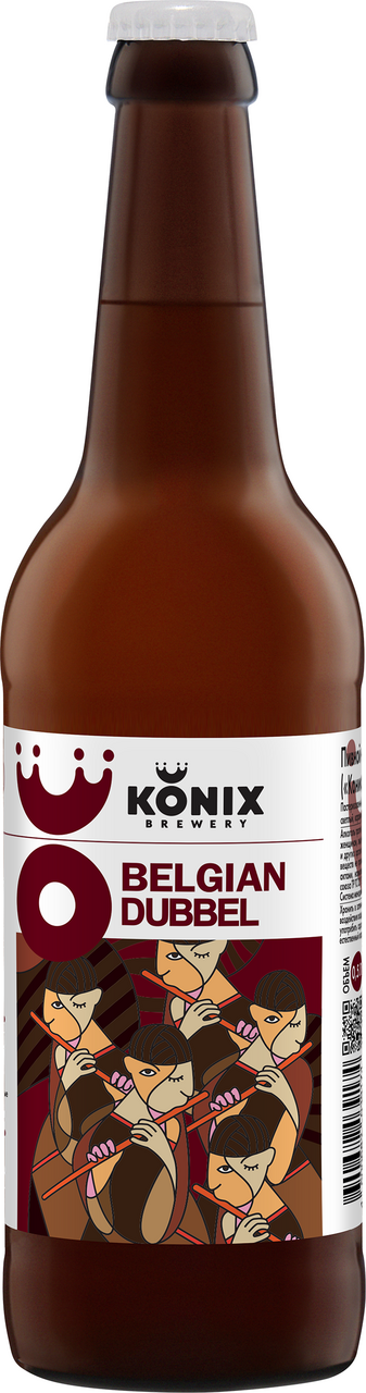 Напиток пивной Konix Brewery Belgian Dubbel, 0.5л купить по выгодной ...