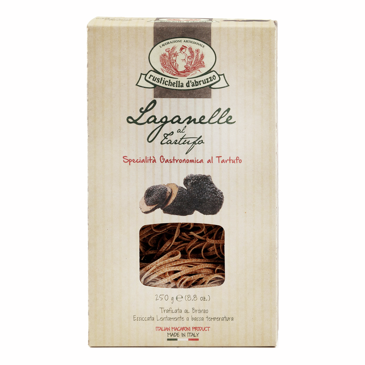 Макароны гнезда Rustichella d'abruzzo Laganelle аl Tartufo с трюфелем яичные, 250г