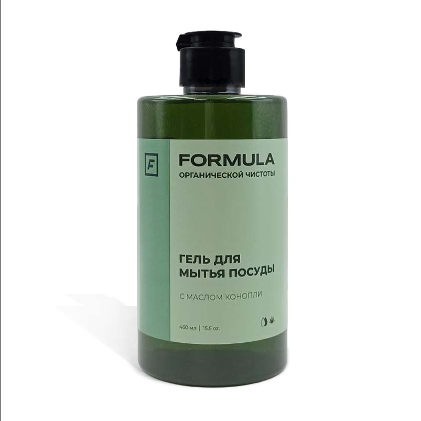 Изображение товара Гель для мытья посуды F Formula с маслом конопли, 460мл