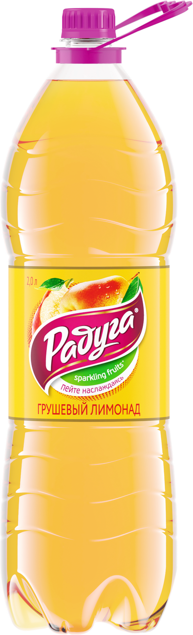 Напиток Радуга грушевый лимонад газированный, 2л