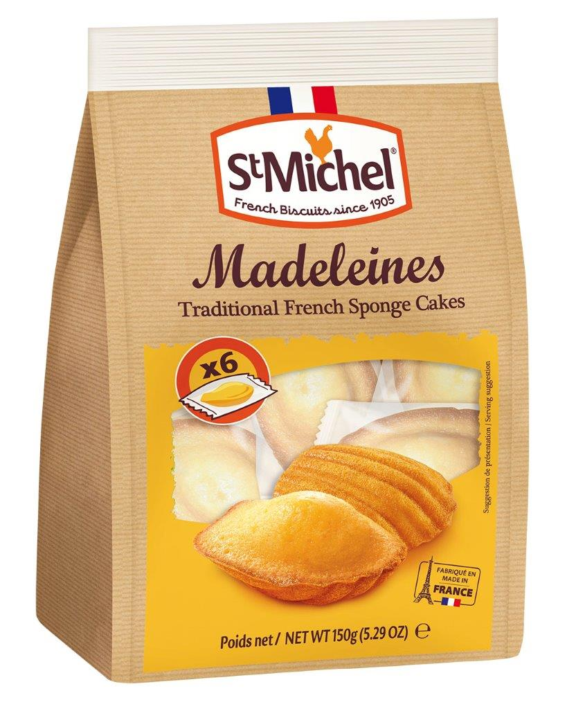 Изображение товара Печенье бисквитное StMichel Madeleines традиционное 150г французское лакомство