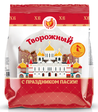 Кулич Золотой колобок творожный, 350г