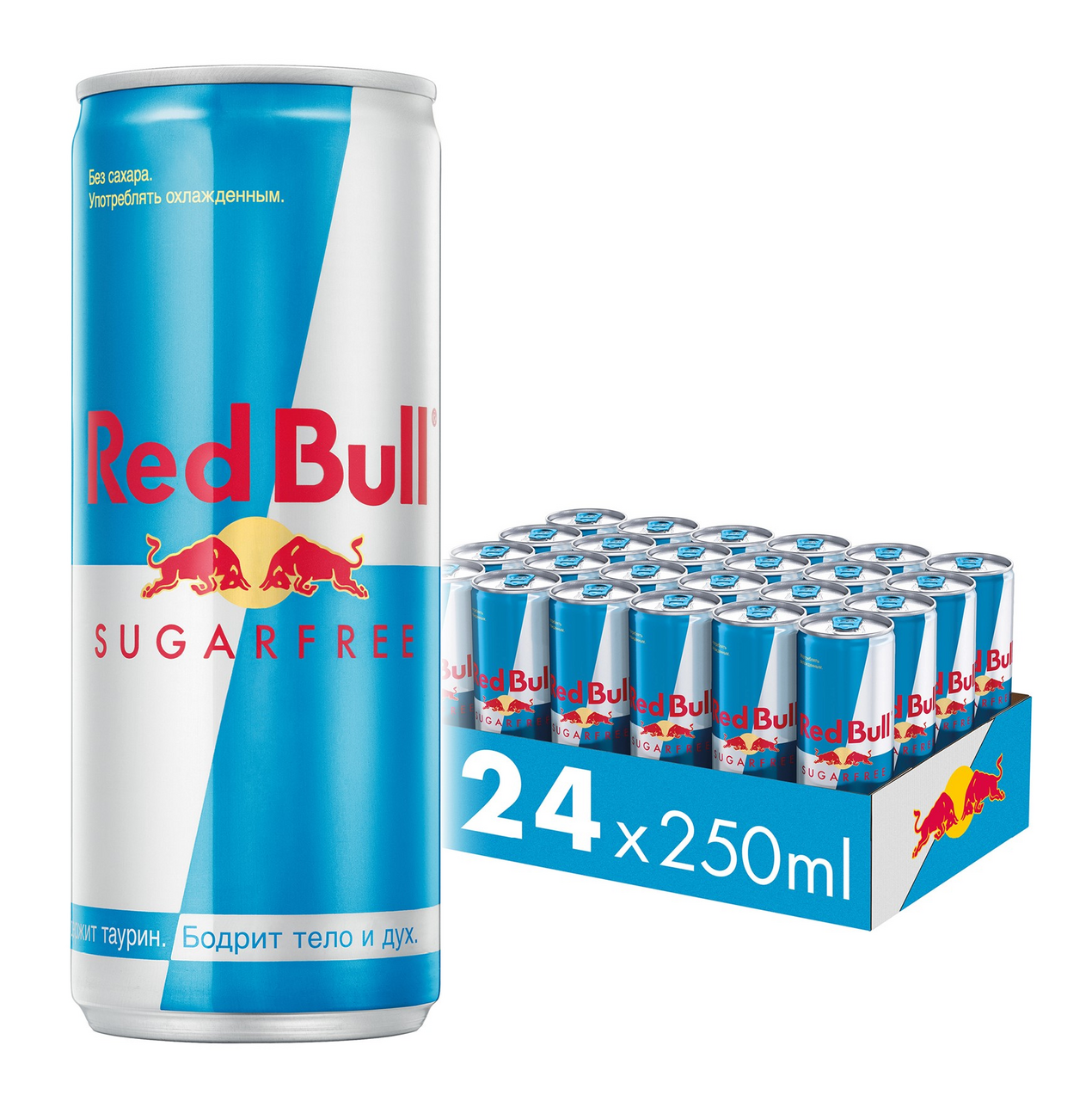 Энергетический напиток Red Bull Sugarfree, 250мл x 24 шт