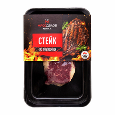 Стейк из говядины Мясоделов охлажденный, 200г