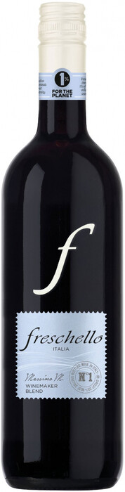 Изображение товара Вино Freschello Rosso красное полусухое, 0.75л