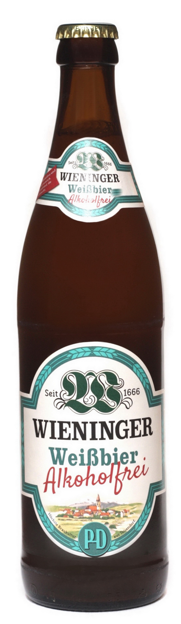 Пиво Wieninger Weissbier Alkoholfrei безалкогольное, 0.5л