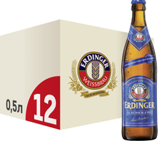 Пиво Erdinger безалкогольное, 0.5л x 12 шт