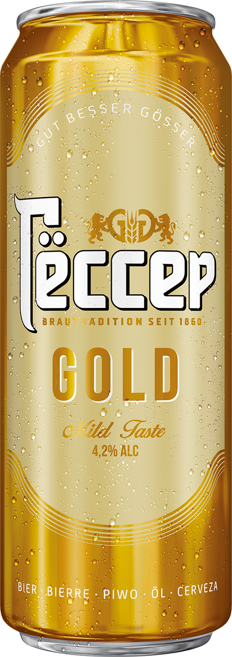 Изображение товара Пиво Гессер Gold, 0.43л