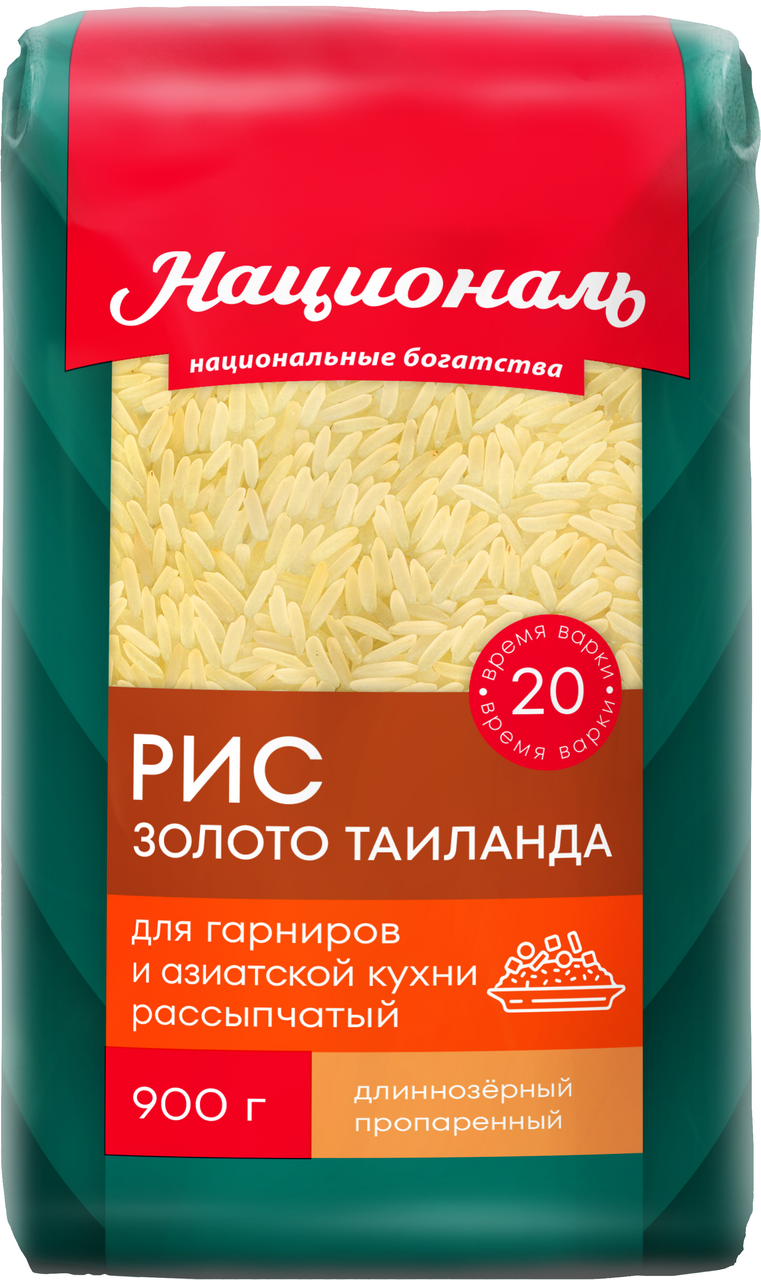 Изображение товара Крупа рис Националь Золото Таиланда, 900г