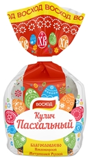 Кулич Восход Пасхальный традиционный с изюмом, 300г