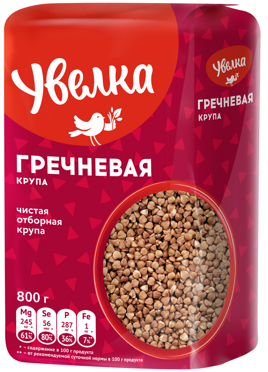 Изображение товара Крупа гречневая Увелка ядрица, 800г