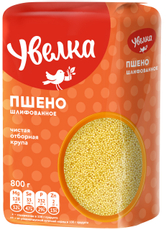 Крупа пшено Увелка шлифованное, 800г