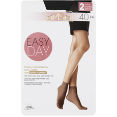 Носки женские Omsa Calzino Easy Day 40 den черные 2 пары