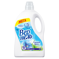 Кондиционер-концентрат для белья Вернель Свежий бриз, 4л