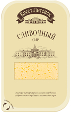 Сыр Брест-Литовск сливочный полутвердый 50% нарезка, 150г