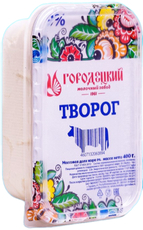 Творог Городецкий молочный завод ГОСТ 9%, 400г