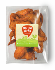 Крылья цыпленка-бройлера Ясная горка варено-копченые, ~600г