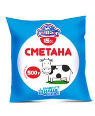 Сметана Полевское ГОСТ 15%, 500г