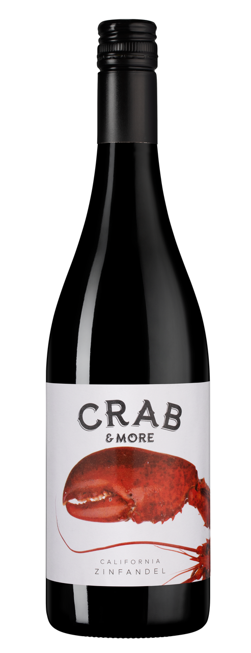 Изображение товара Вино Crab&More Zinfandel красное полусухое 0.75л США