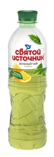 Холодный чай Святой Источник зеленый со вкусом лимона, 1л