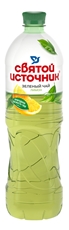 Холодный чай Святой Источник зеленый со вкусом лимона, 500мл