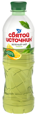 Холодный чай Святой Источник зеленый со вкусом лимона, 500мл