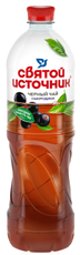 Холодный чай Святой Источник черный со вкусом смородины, 1л