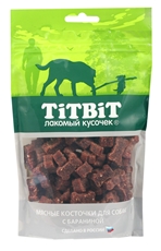 Лакомство для собак Titbit косточки мясные с бараниной, 145г