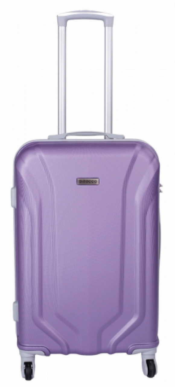 Чемодан Sirocco Quarts 4К ABS сиреневый M, 41 x 25 x 66см