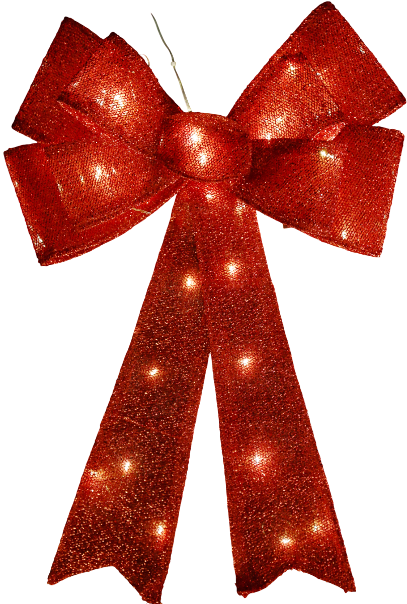 Tarrington House Фигура Бант красный 30Led, 60см