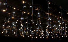 Tarrington House Электрогирлянда занавес 480Led теплый белый и холодный белый, 28.5 x 0.5м