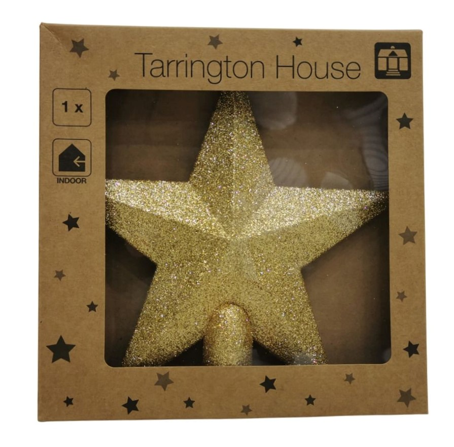 Tarrington House Верхушка звезда золотая, 20см