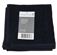 Tarrington House Полотенце антрацит велюр 320 г/м2, 30 х 30см