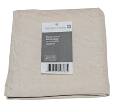 Tarrington House Полотенце бежевое велюр 320 г/м2, 30 х 30см