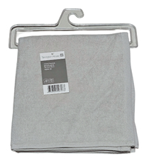 Tarrington House Полотенце серое велюр 320 г/м2, 50 х 90см