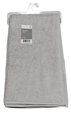 Tarrington House Полотенце хлопок серое махровое 500 г/м2, 90 х 150см