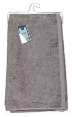 METRO PROFESSIONAL Полотенце махровое бежево-коричневое хлопок 600 г/м2, 90 х 150см