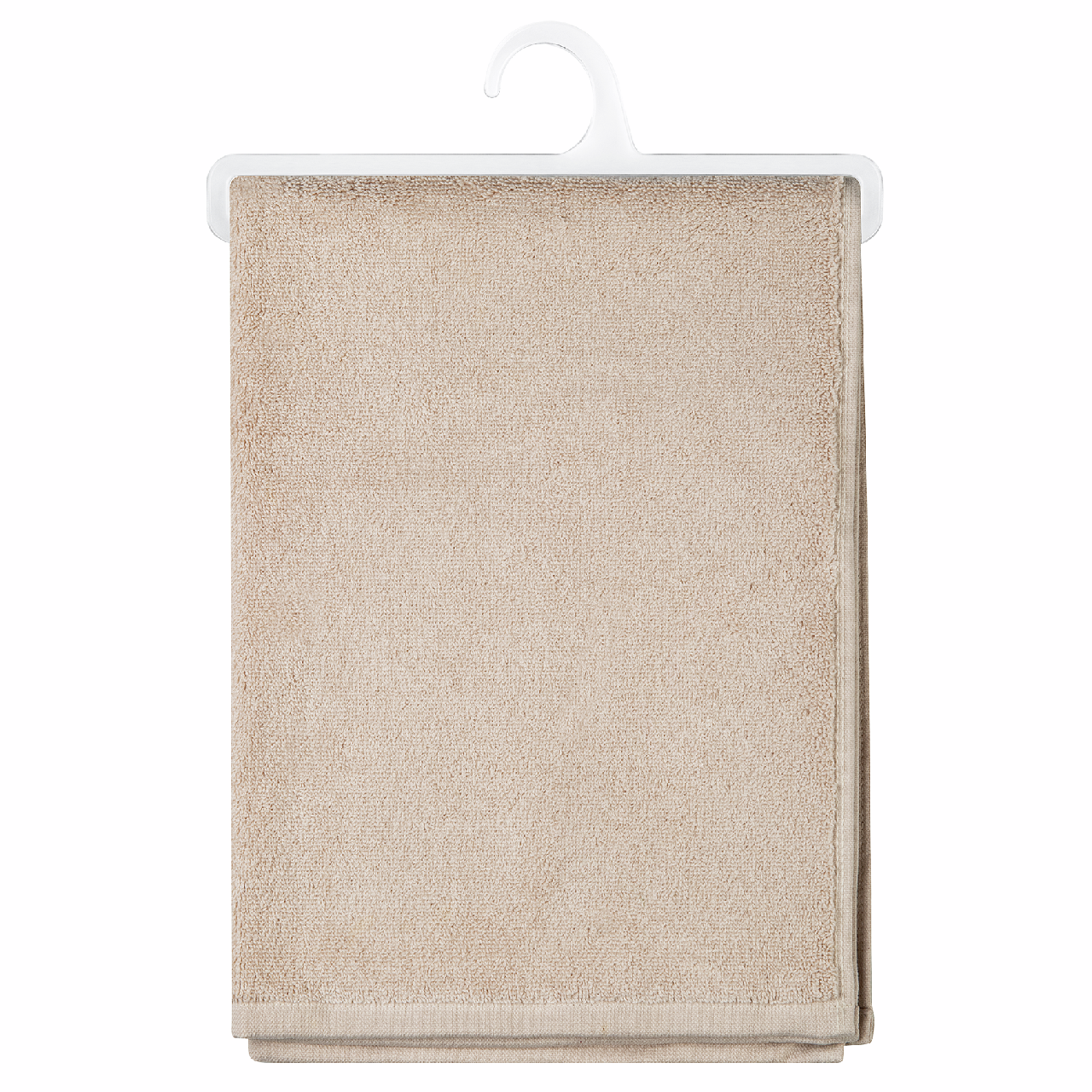 METRO PROFESSIONAL Полотенце для ног махровое бежевое хлопок 750 г/м2, 50 х 70см