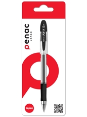 Ручка гелевая Penac FX-1 0.35мм черная, 1 шт