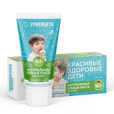Зубная паста Synergetic Ванильный пломбир для детей от 3 до 6 лет, 50г