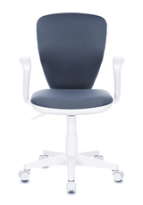 Кресло детское Бюрократ KD-W10AXSN 26-25 серый пластик белый