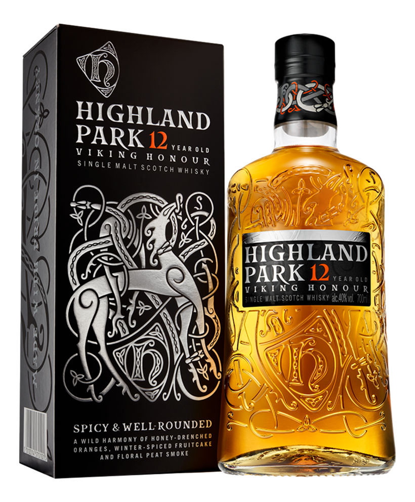 Изображение товара Виски шотландский Highland Park 12 лет в подарочной упаковке, 0.7л