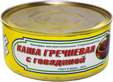 Каша гречневая Вурнарский МК с говядиной ГОСТ, 325г