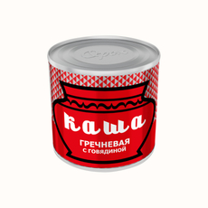 Каша гречневая Орский МК с говядиной, 250г