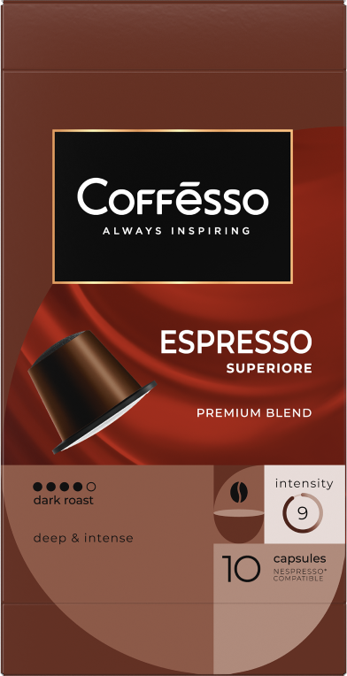 Изображение товара Кофе в капсулах Coffesso Espresso Superiore для кофемашин Nespresso 10шт, 50г