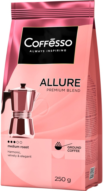 Изображение товара Кофе Coffesso Allure молотый, 250г