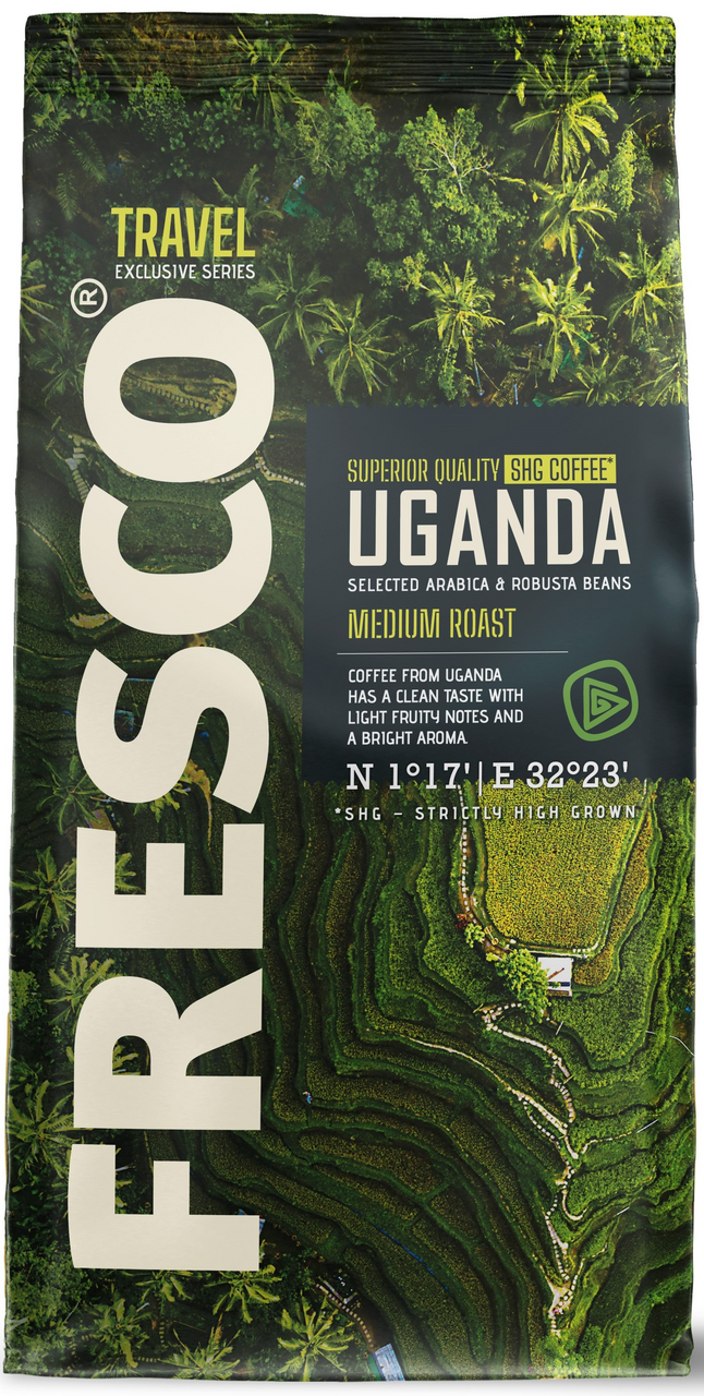 Кофе Fresco Uganda в зернах, 900г купить с доставкой на дом, цены в ...