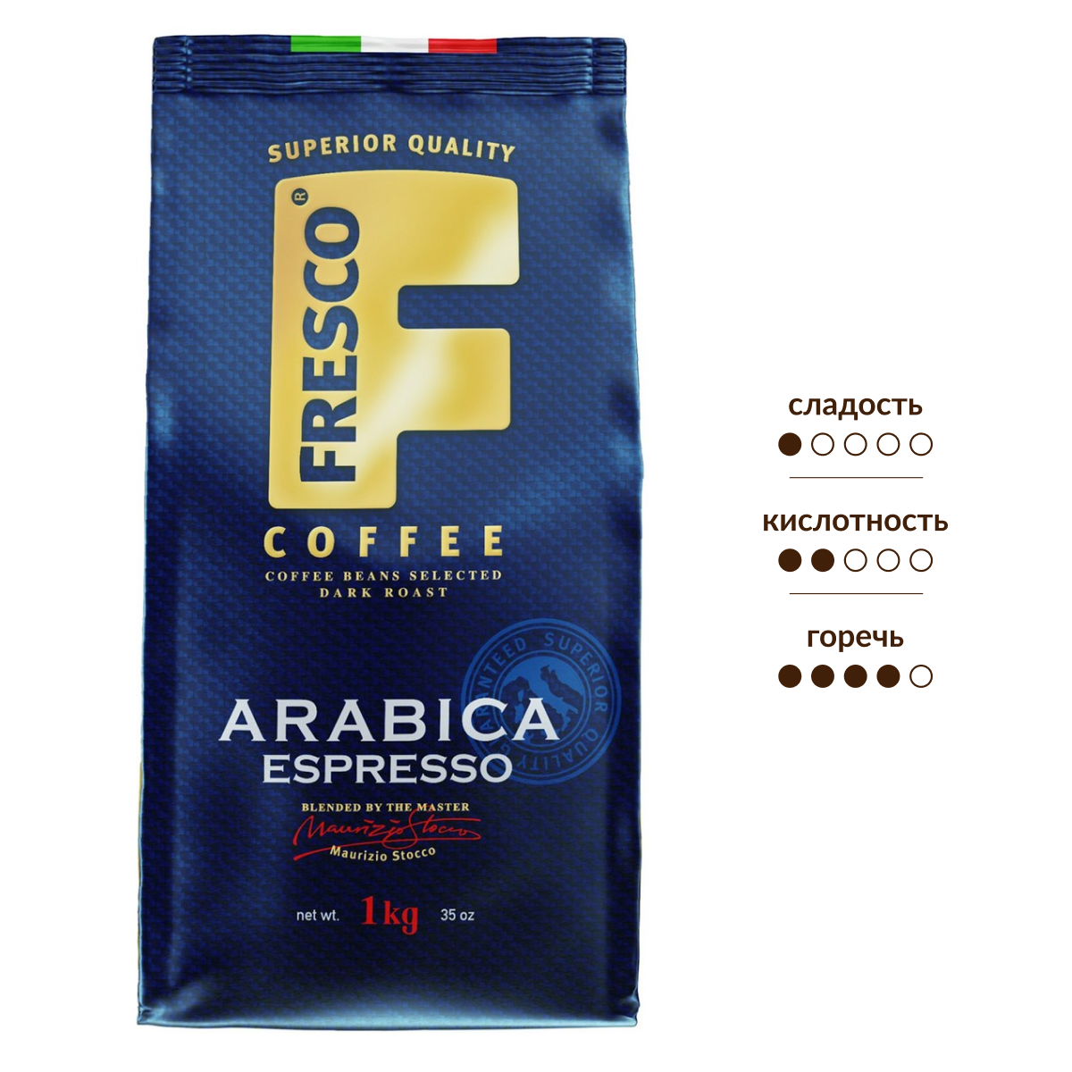 Изображение товара Кофе Fresco Arabica Espresso в зернах, 1кг