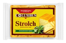 Сыр копченый Strolch с итальянскими травами 50%, 150г