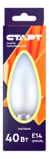 Лампа-свеча Старт матовая Е14 40Вт